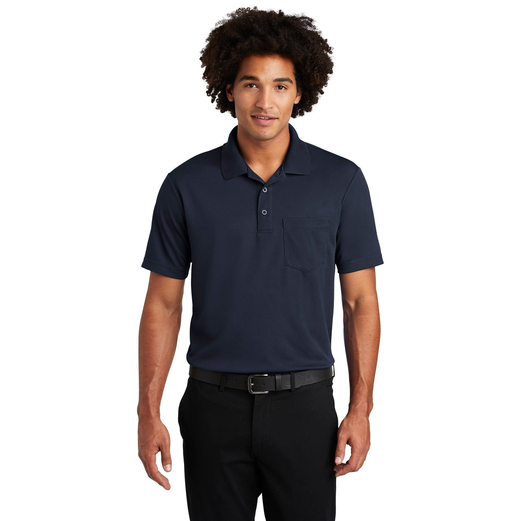 Sport-Tek-Sport-Tek ® PosiCharge ® RacerMesh ® Pocket Polo. ST640P-MedTech-3